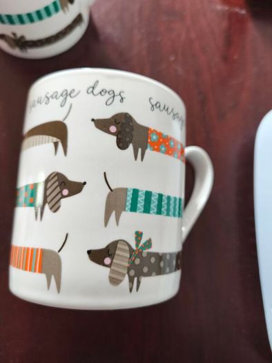 two brand new Dachshund mugs !
