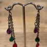 Vintage Jewelled Earrings Image 2