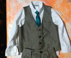 Next Signature boy silver-grey suit, size 4 - 5 years, communion confirmation wedding graduation