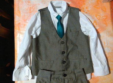 Next Signature boy silver-grey suit, size 4 - 5 years, communion confirmation wedding graduation