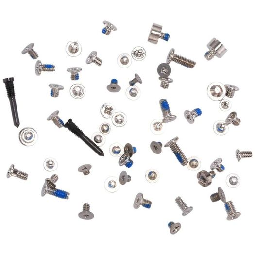 For iPhone X Full Complete Screw Set Repair Fix With 2 Black Bottom Screws New - FHT34IPFC