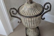 Decorative urn with lid - vintage style
