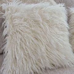 Mongolian feather cushions