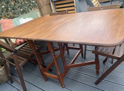 antique oak gate legs table