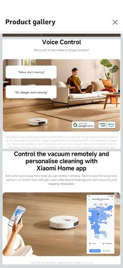 mii smart robot vacuum (new condition)