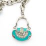 Sterling Silver Enamel Charm Bracelet Image 3
