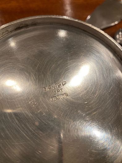 2nd set of Jug/Sugar bowl and tea pot in Silver