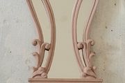 Vintage mirrored wall sconce