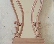 Vintage mirrored wall sconce