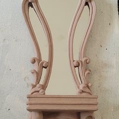 Vintage mirrored wall sconce