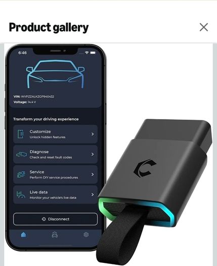 Carista EVO - Bluetooth OBD2 Scanner - Car Diagnostic Tool