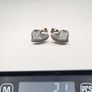 ST Justin Celtic Hearts Sterling Silver Earrings, In Original Box Image 8