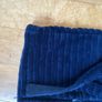 Polarn O Pyret Navy velour bathrobe 116cm or 4-6 years Image 5