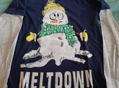 Childrens bluezoo snowman top 8-9yr