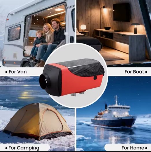 Bluethoot app 5-8KW Diesel Heater 10L 12V 24V Split Car Parking Heater LCD Monitor With Muffler for Trailer Camper Van Boat