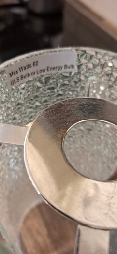 Textured Glass Ceiling Light Shade