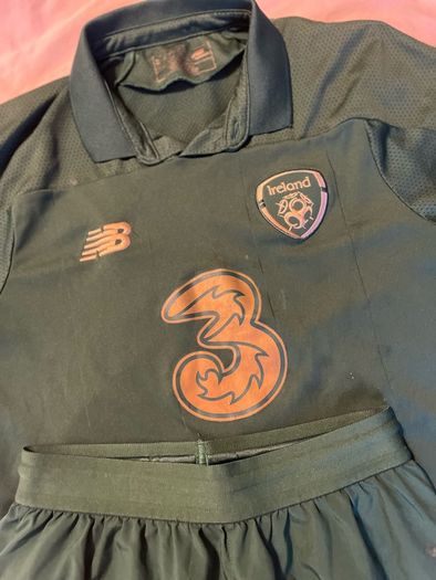 boys Ireland jersey and shorts