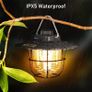 Camping Lantern, Rechargeable Retro Camping Tent Lights Lamp, Stepless Dimming Brightness (Warm White 3000K&Natural Light 4500K),12+Hrs Runtime for Camping (FREE SHIPPING) Image 8