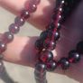 Genuine Natural Garnet Necklace (Opera Length 28") Image 7