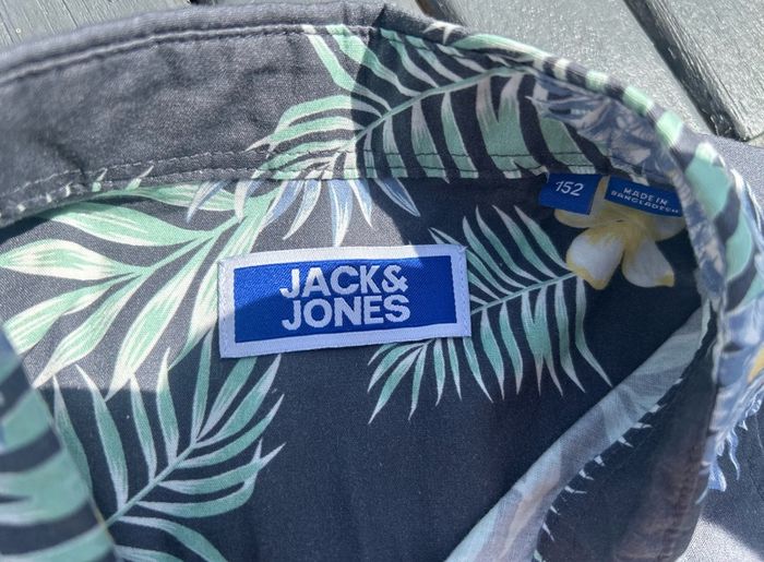 Jack & Jones Grey Print Design Shirt - Size 152cm/Age 1