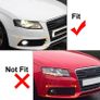 NEW Honeycomb Front Fog Light Grille Covers For AUDI A4 B8 S-Line S4 2008-2012 Image 4