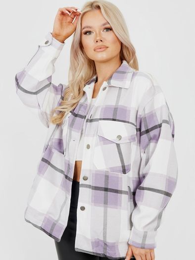 Oversized Classic Thick Colour Block Checked