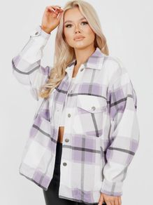 Oversized Classic Thick Colour Block Checked