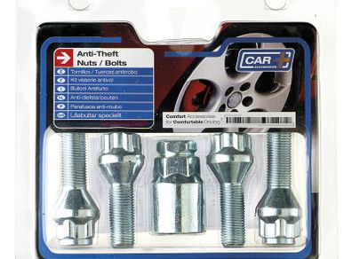 12 x 1.50mm Anti Theft Locking Wheel Bolt Nuts + Key to fit BMW 5, 6 & 7 Series