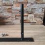 Black Metal Wall Bracket for  Floating Shelf Image 2