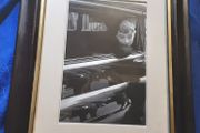 framed picture of Audrey Hepburn