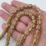Vintage Venetian Style Tiny Eyes Glass Beads Necklace Image 10