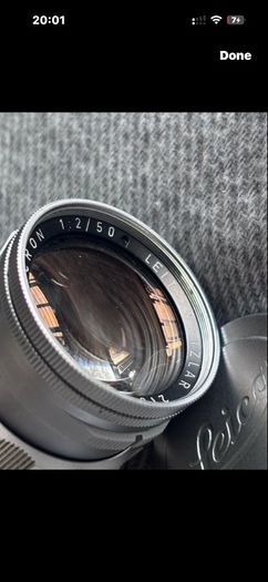 Leica M Summicron 1.2/50mm Lens