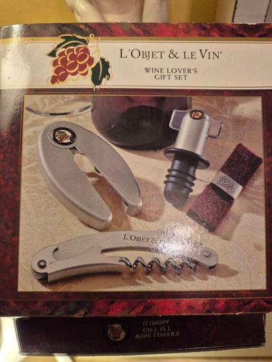 L'objet & Le Vin 4-piece Wine Lovers Gift Set.. New