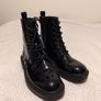 Black Patent Ankle Boots Image 5