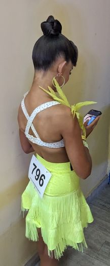 Junior Latin leotard and skirt