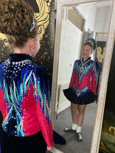 Irish dancing dress
