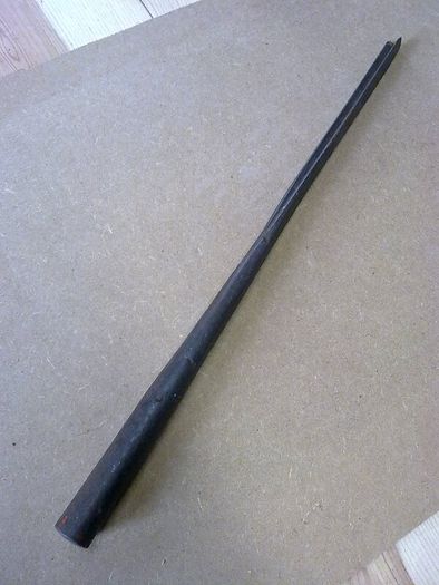 Old all metal wheelwright's bruzz or corner chisel