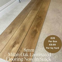 New 8mm Milan Oak Laminated Click Flooring