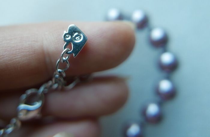 Swarovski Purple Pearl Bracelet