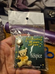 2003 St Giles Hospice Teddy Brooch
