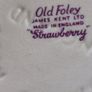 Vintage James Kent Old Foley Strawberry and Butterfly Jam Jar Image 6
