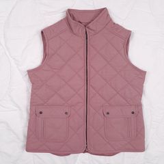 Dash Dusty Pink Diamond Quilted Vest Gilet Equestrian Size 18UK/46EU
