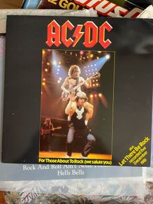 AC/DC limited edition for those about to rock 12 inch vinyl record single in mint condition