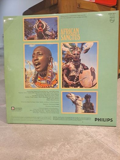 African Sanctus by David Fanshawe Signed copy Gatefold lp African Sanctus