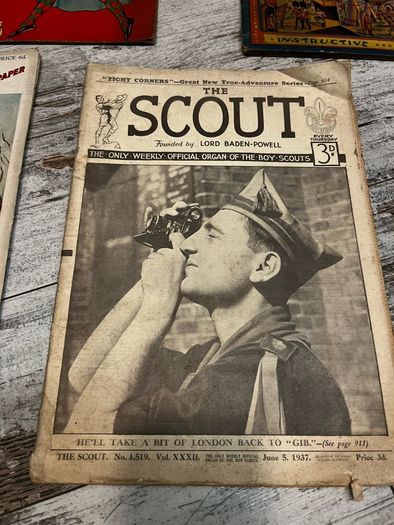 vintage book magazine