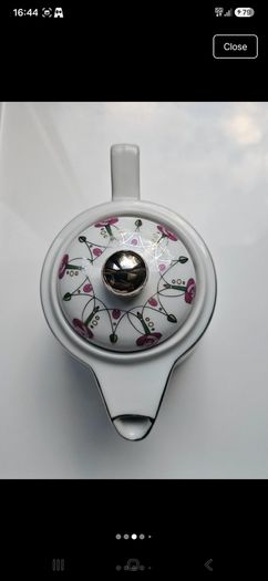 Vintage Charles Rennie Mackintosh Tea For Two Set Porcelain Art Deco Tea pot and jug