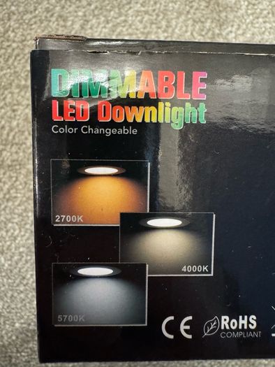 Led Downlight Colour Changeable