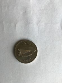 1998 Irish 5p coin