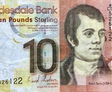 10 Pounds Clydesdale Bank