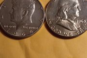 USA silver half dollars